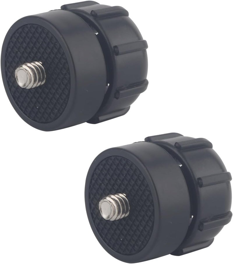 Rigdance 17mm Ball Mount Adapter, 17mm Ball Joint Socket to 1/4-20 Male Screw Adapter (2PCS) - Image 1